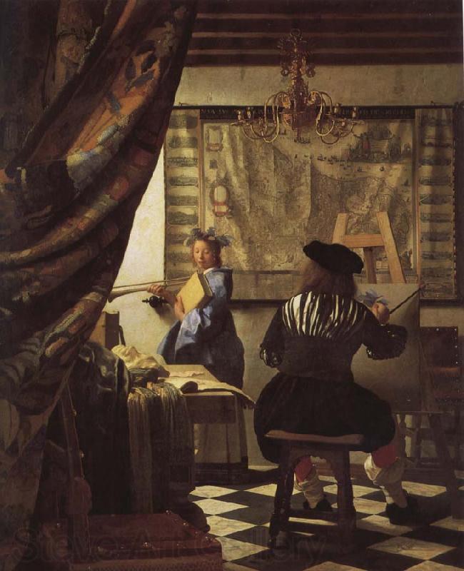 Jan Vermeer The moral of painting